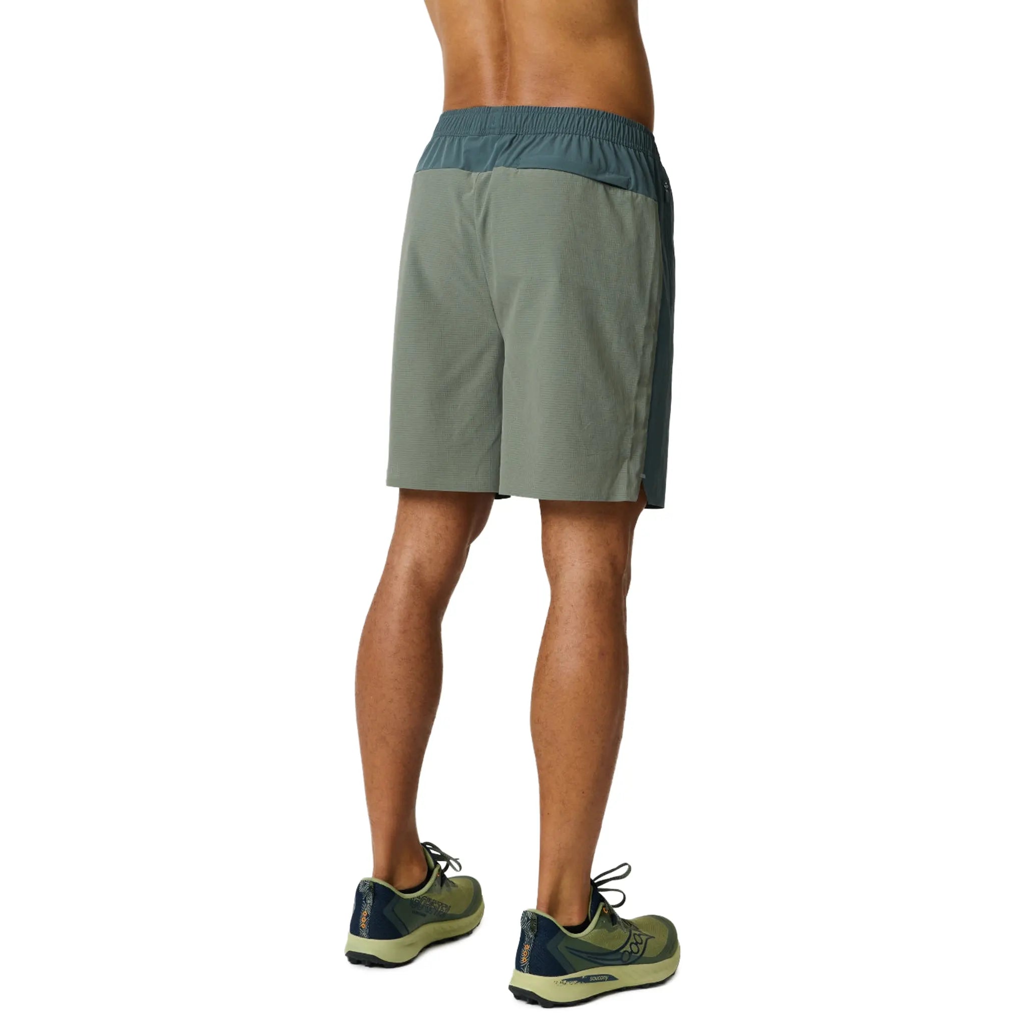 Back View of Reprimo Clima Dark Moss Khaki Shorts REP261-120